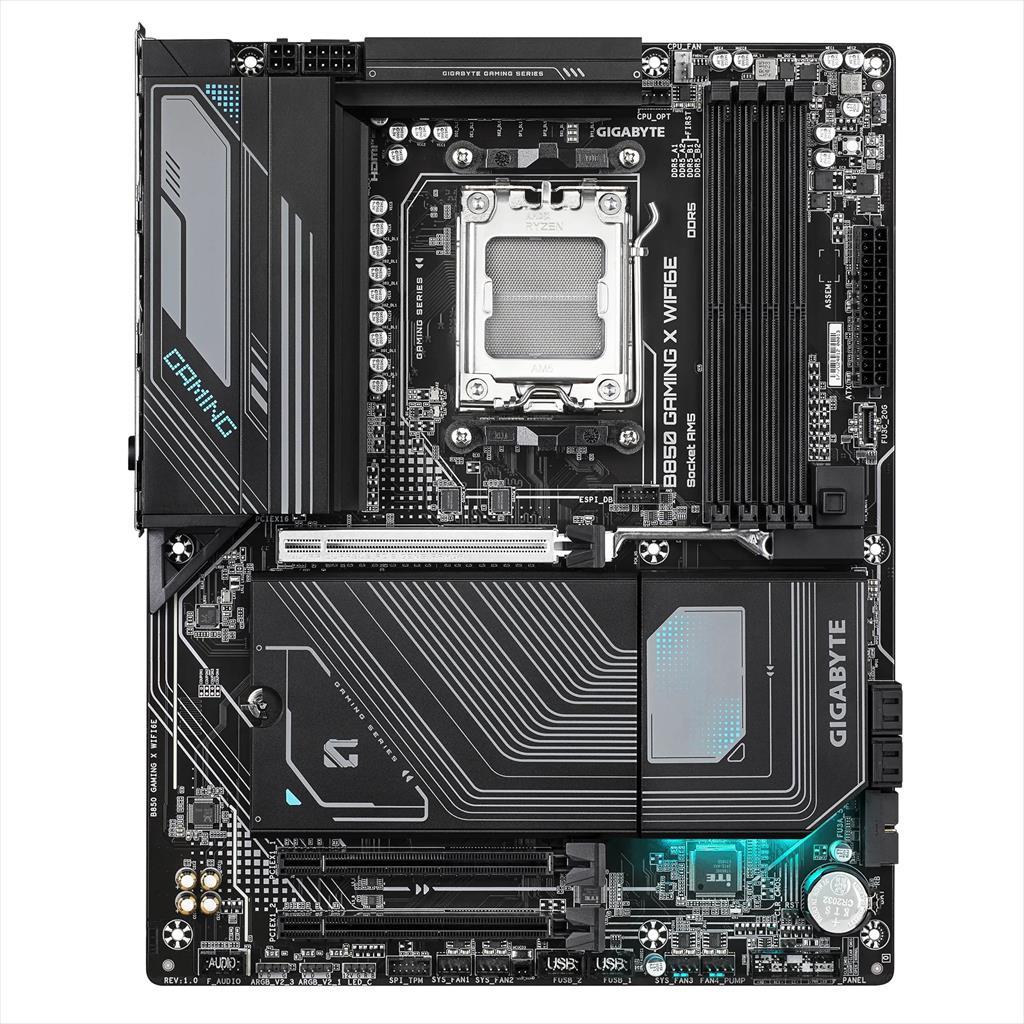Gigabite matična ploča Am5 B850 Gaming Ks Vifi6E 4Ksddr5 8200Mhz (O.C), Dp, Hdmi, Pci-Ek16 4.0, 2Kspci-Ek16 3.0, 3Ksm.2, 4Kssata3, Vi-Fi 6E