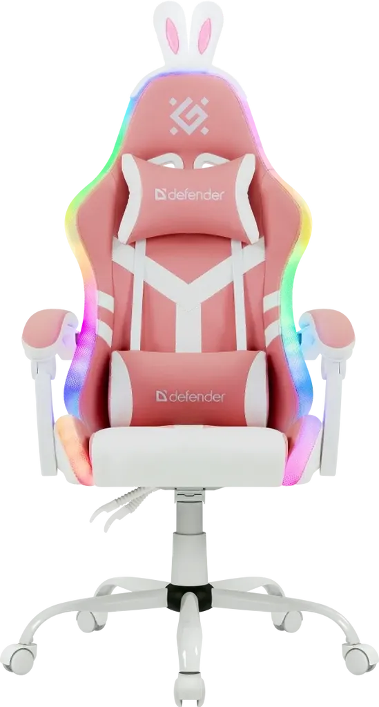 Defender Defender Ideal Gaming stolica RGB, Belo-roze