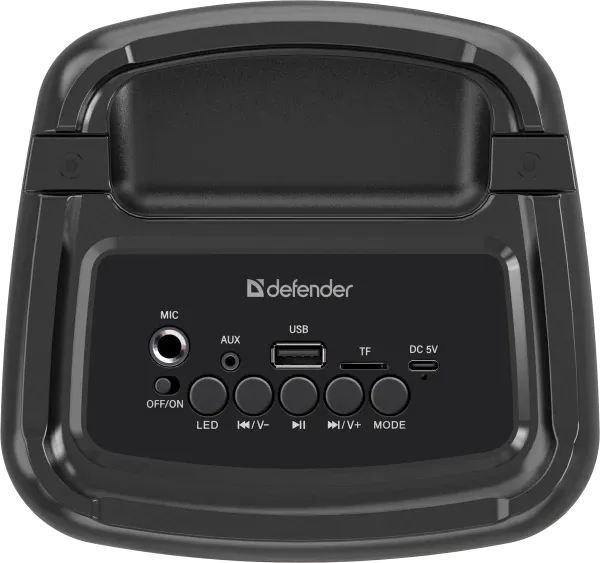Defender Concerto Karaoke sistem LED backlight BT 5.3 FM MP3 USB microSD Mikrofоn 20W TWS