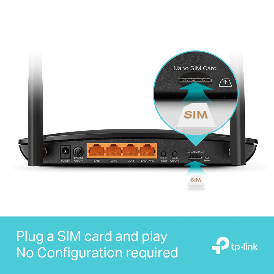 TP-Link Arčer MR500 Ruter AC1200 4G LTE Kat6