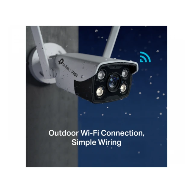 TP-Link Vigi C340-W Bullet kamera Kamera za video nadzor WiFi Full-Colour 4mm IR30m, Bela