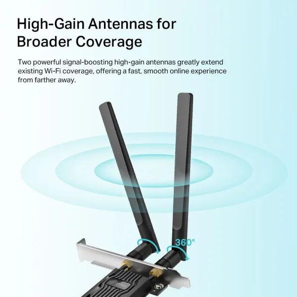 TP-Link Archer TX20E Lan MK PCI-E WiFi AX1800 Bluetooth 5.2