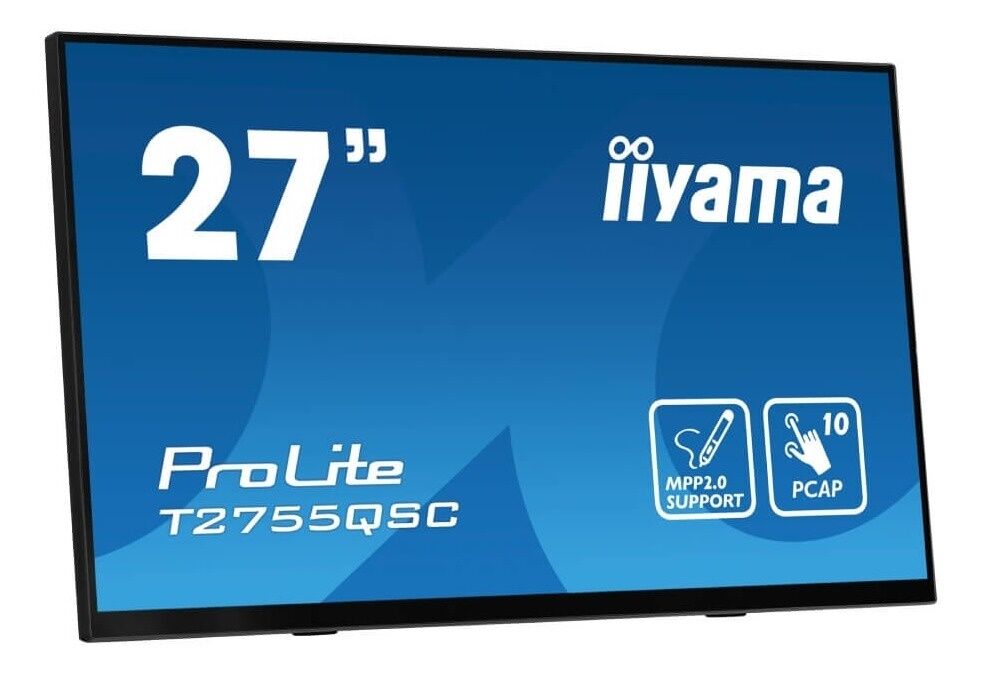 Iiyama ProLite T2755QSC-B1 Prenosivi monitor IPS QHD USB Touch 27" , Crni