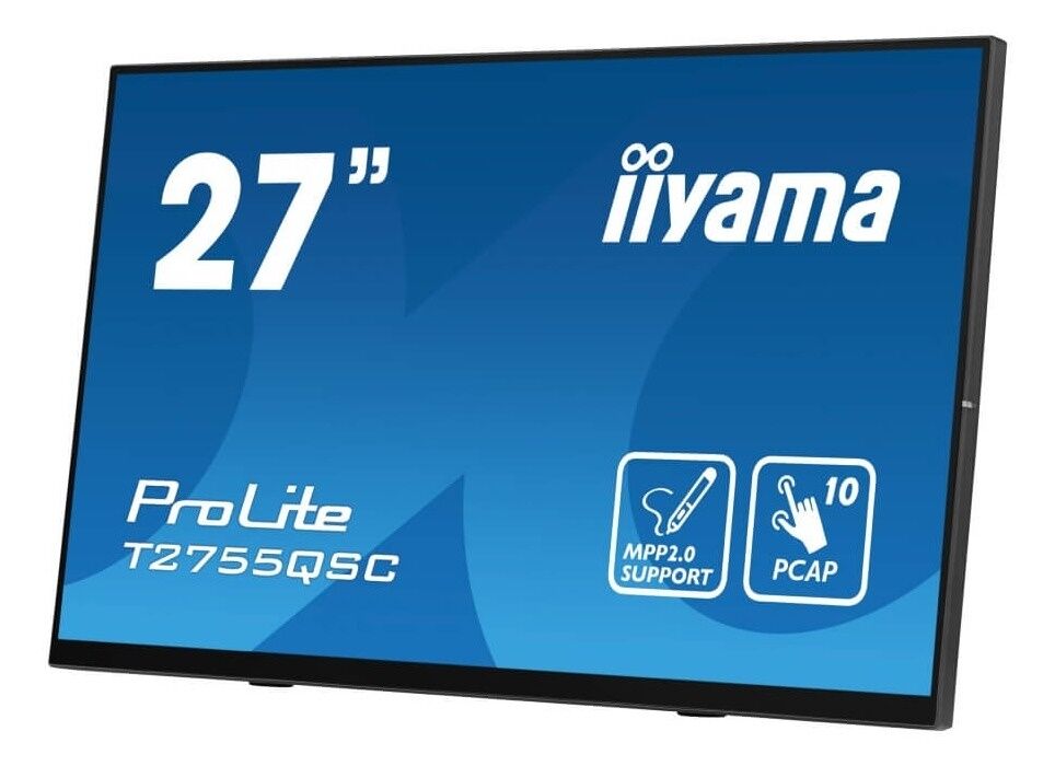 Iiyama ProLite T2755QSC-B1 Prenosivi monitor IPS QHD USB Touch 27" , Crni
