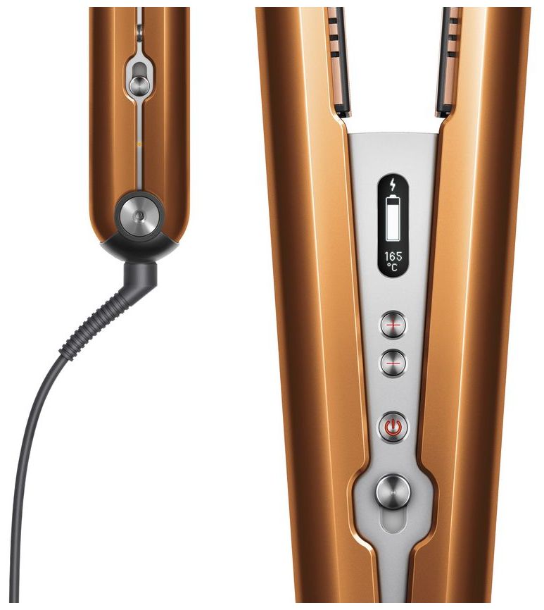 Dyson 413111 Presa za kosu Corrale Bright Nickel, Bronzana
