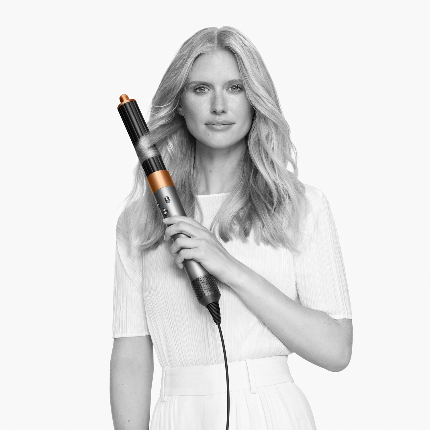 Dyson Airwrap Origin 112875 Stajler, Bright Nickel/Bright Copper