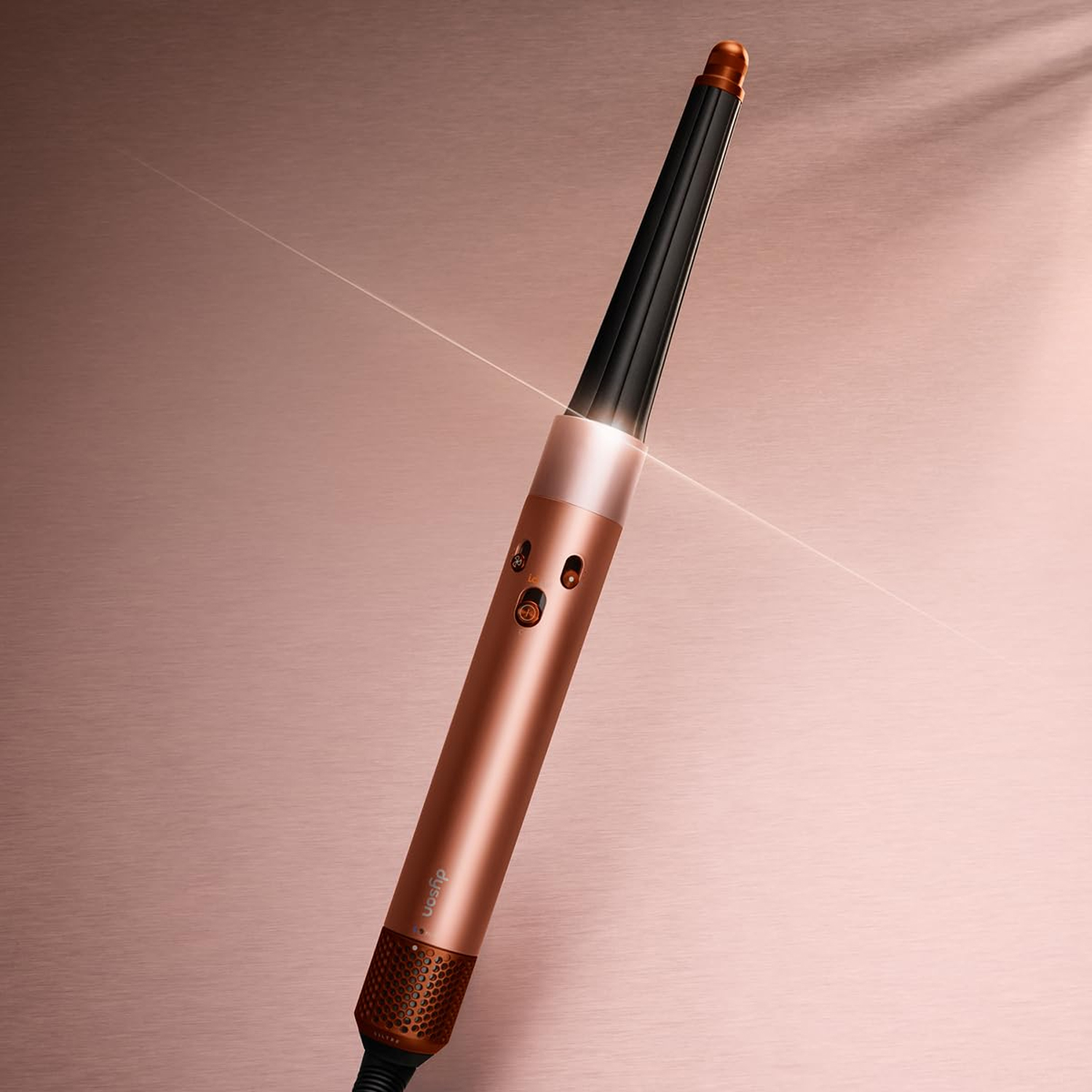 Dyson i.d 142899 Stajler za kosu Airwrap Amber Silk Pink Champagne Curly Coily, Pink