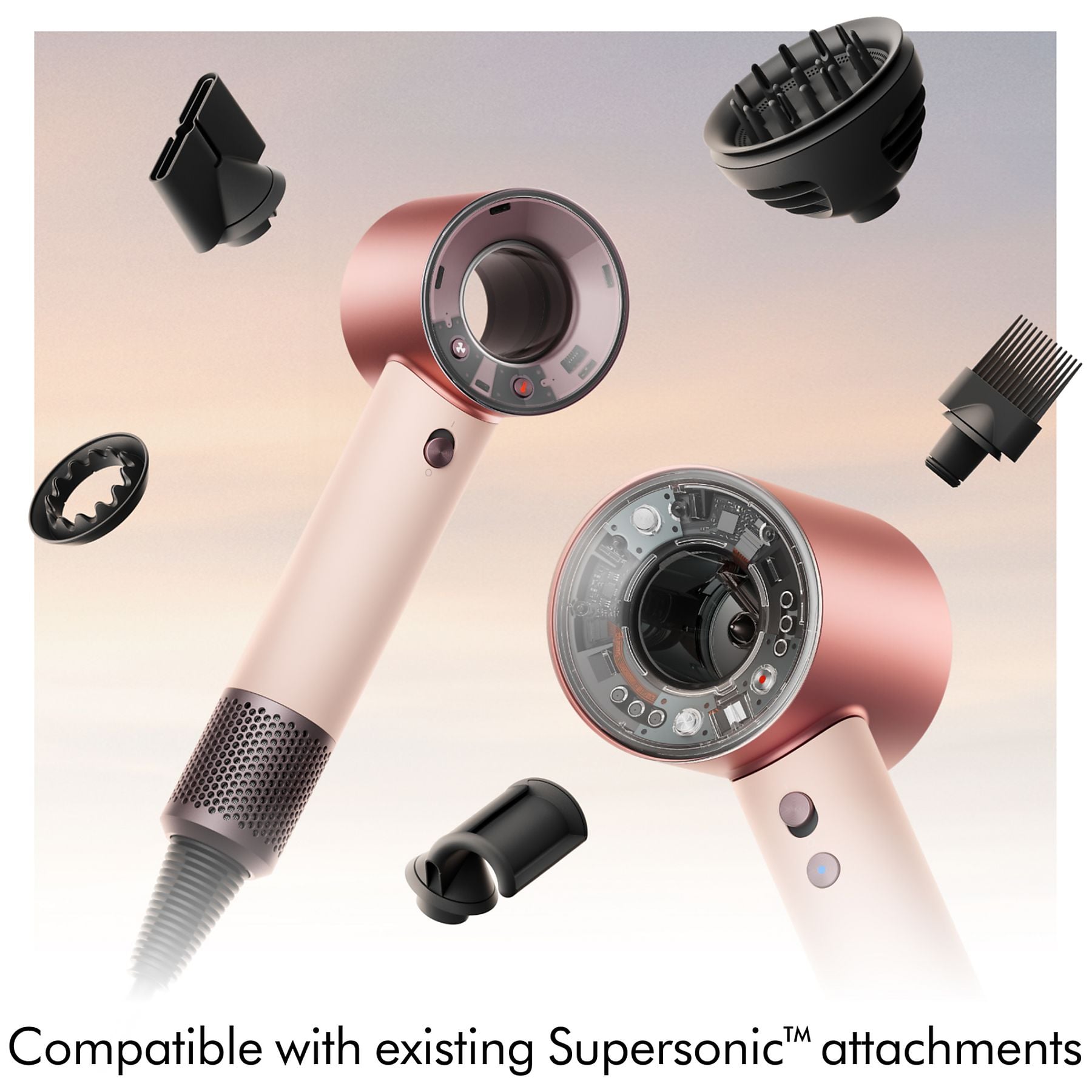 Dyson Supersonic Travel HD19 fen za kosu keramički, Roze zlatne boje