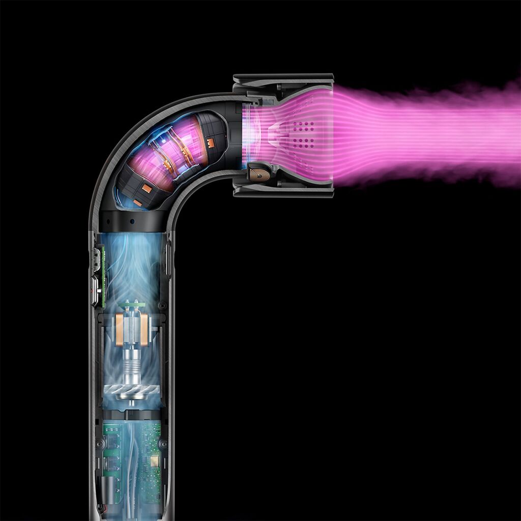 Dyson Supersonic HD17 Fen za kosu ravna+talasasta 1700 W, Crveno-zlatna