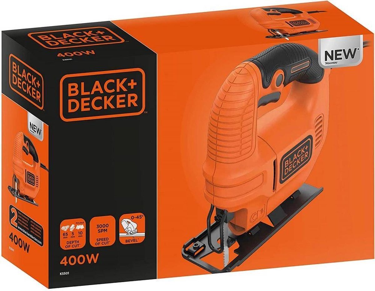 Black&Decker KS501 Ubodna testera, Narandžasta