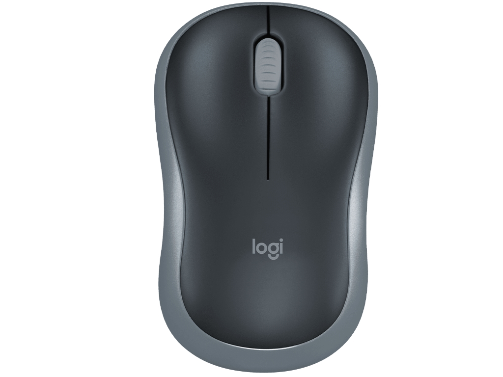 Logitech M185 Wireless Mouse for Notebook Swift Grey