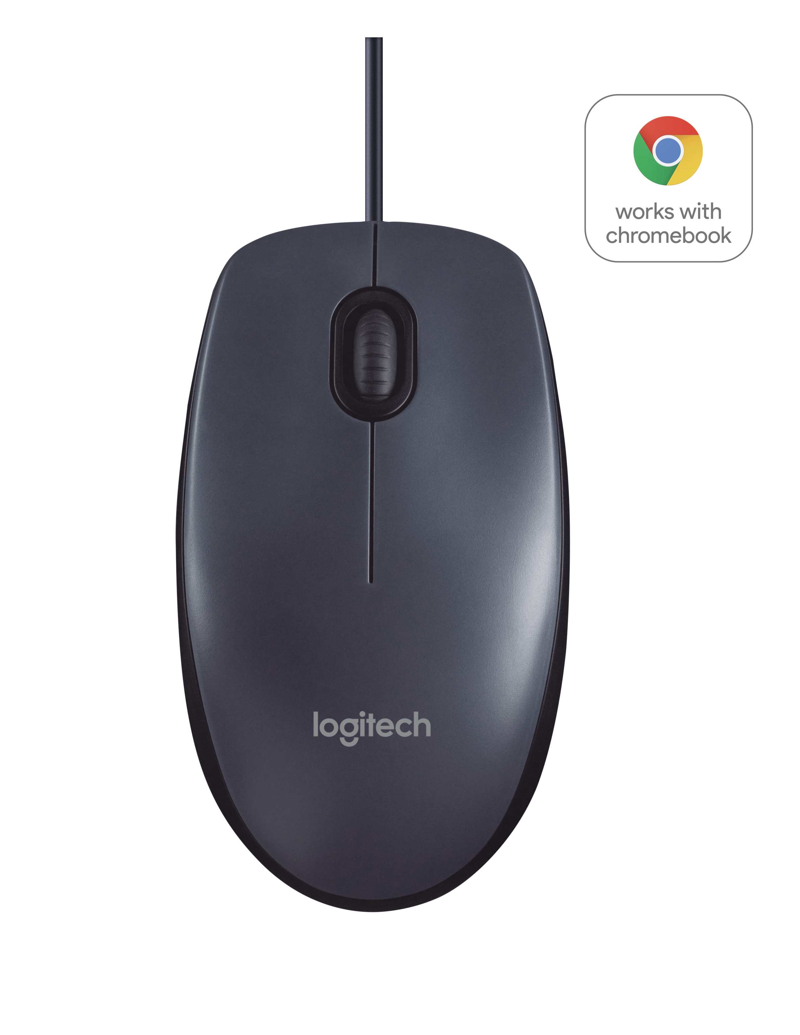 Logitech B100, Optical USB Mouse, Black OEM