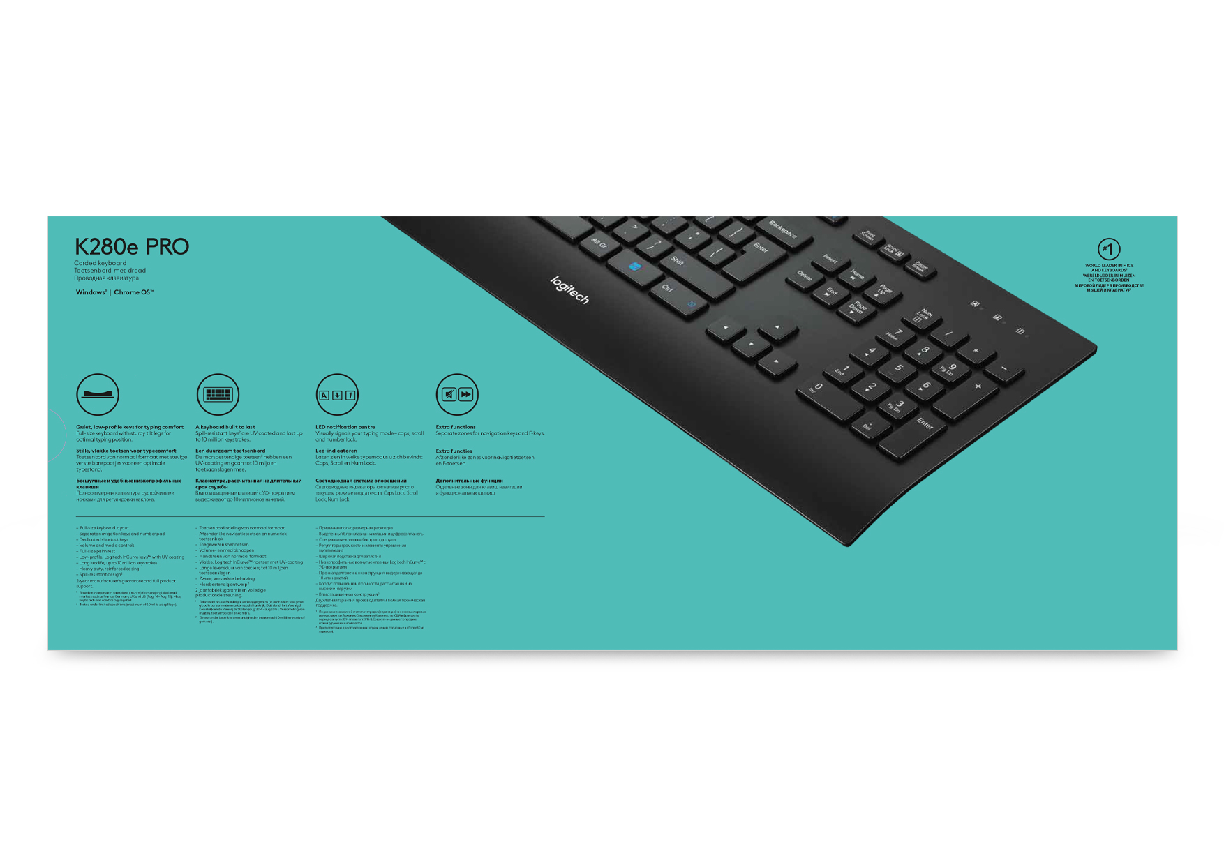 Logitech K280E Tastatura, USB, US
