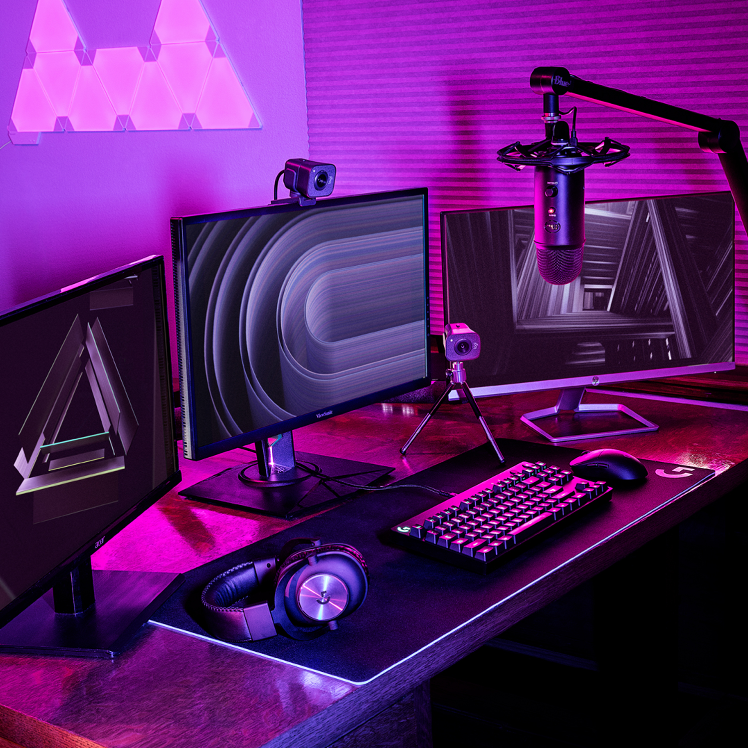 Logitech G Pro X Slušalice sa mikrofonom Trake preko glave 3,5 mm konektor, Crne