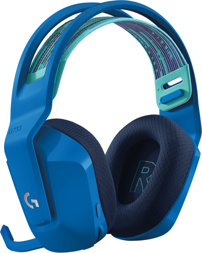 Logitech G733 Lightspeed Wireless RGB Gaming Headset, Blue