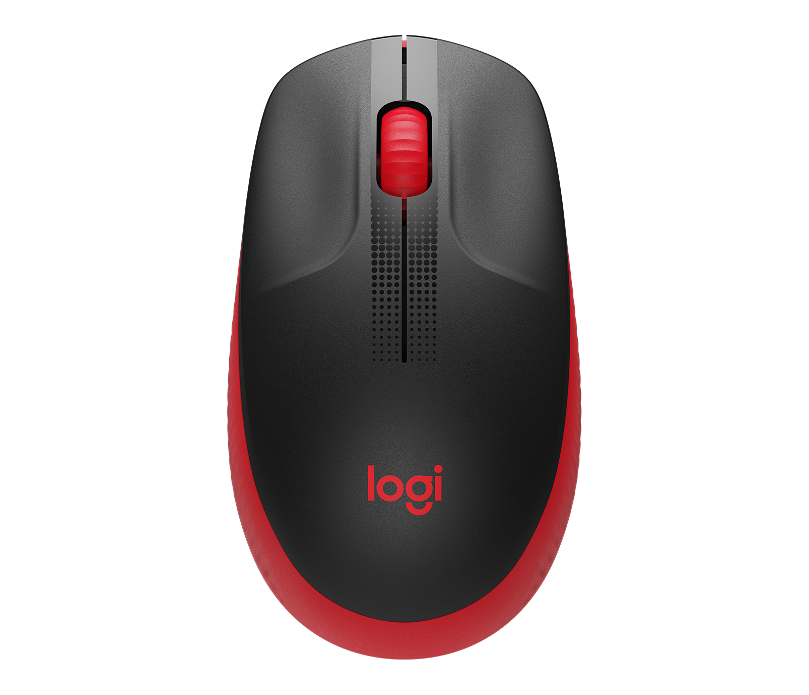 Logitech M190 Full Size Wireless Mouse Red