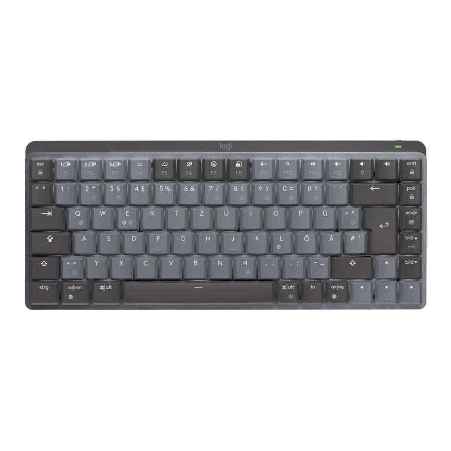 Logitech MX Mini Minimalistic Bežična mehanička tastatura, Crna