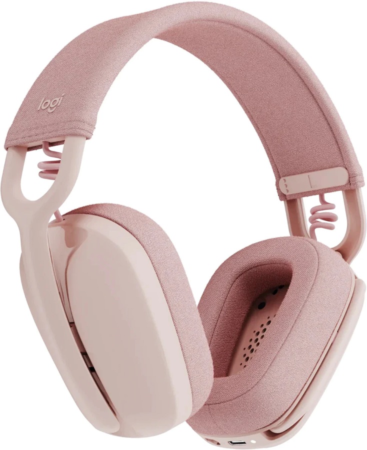 Logitech Zone Vibe100 Headset Bežične slušalice, Roze