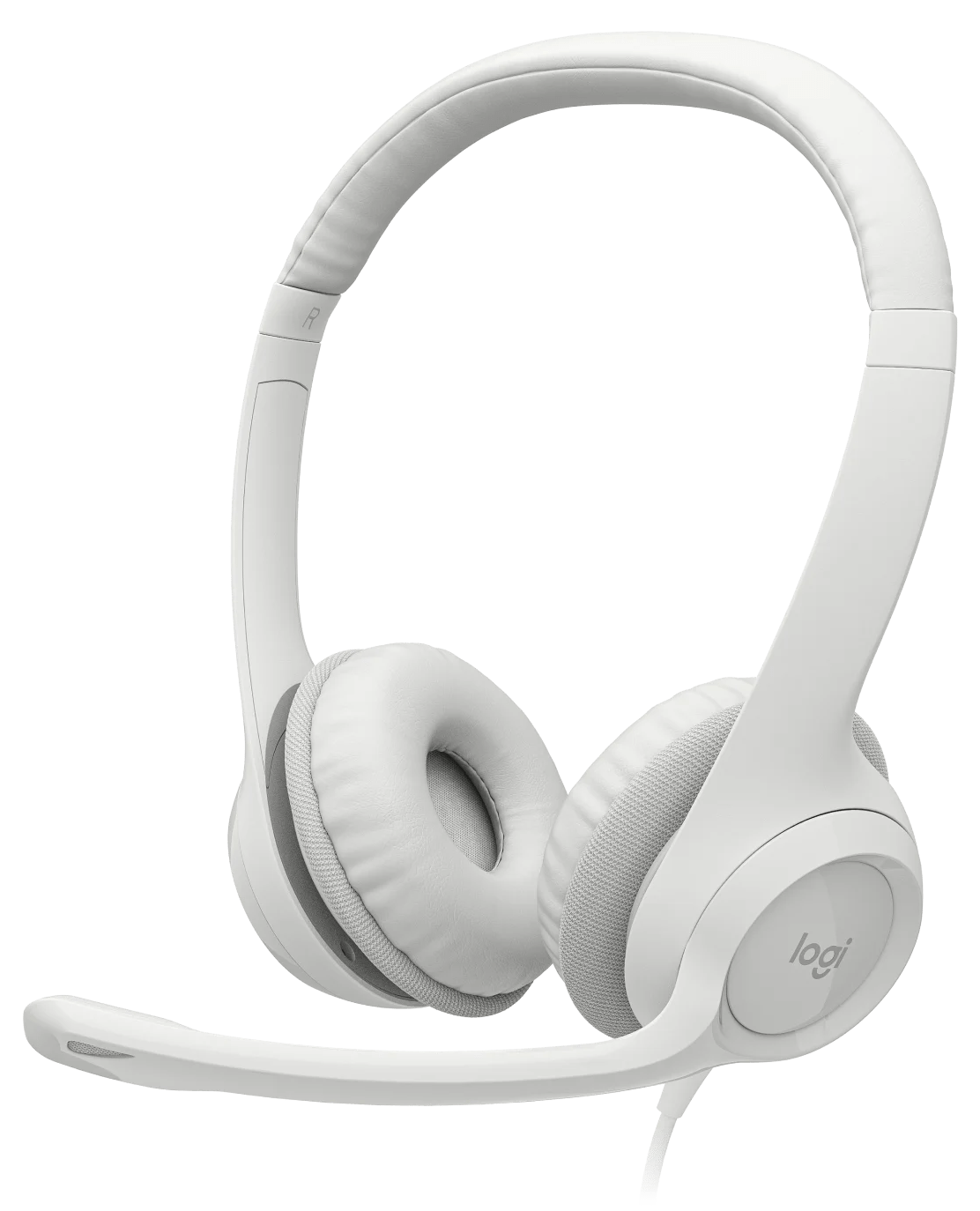 Logitech H390 ClearChat Comfort USB Headset White