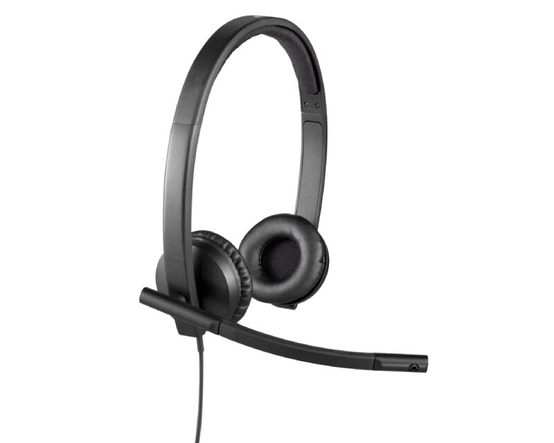 Logitech H570e Stereo Slušalice Teams Version Žične USB-C, Crne