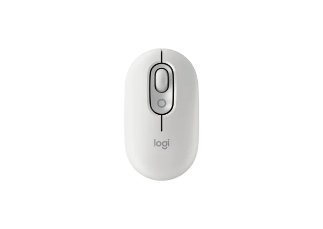 Logitech POP Mouse with emoji - Off White