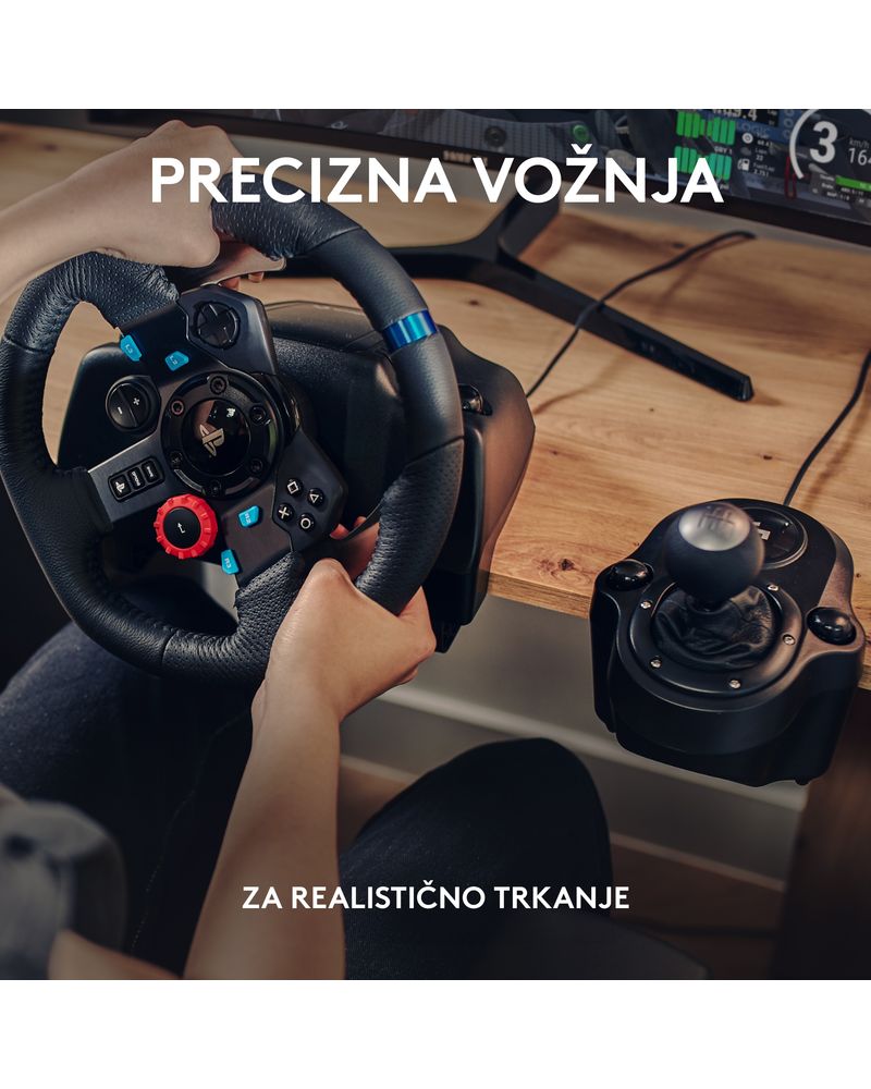 Logitech Volan G29 Racing Wheel + Logitech Shifter