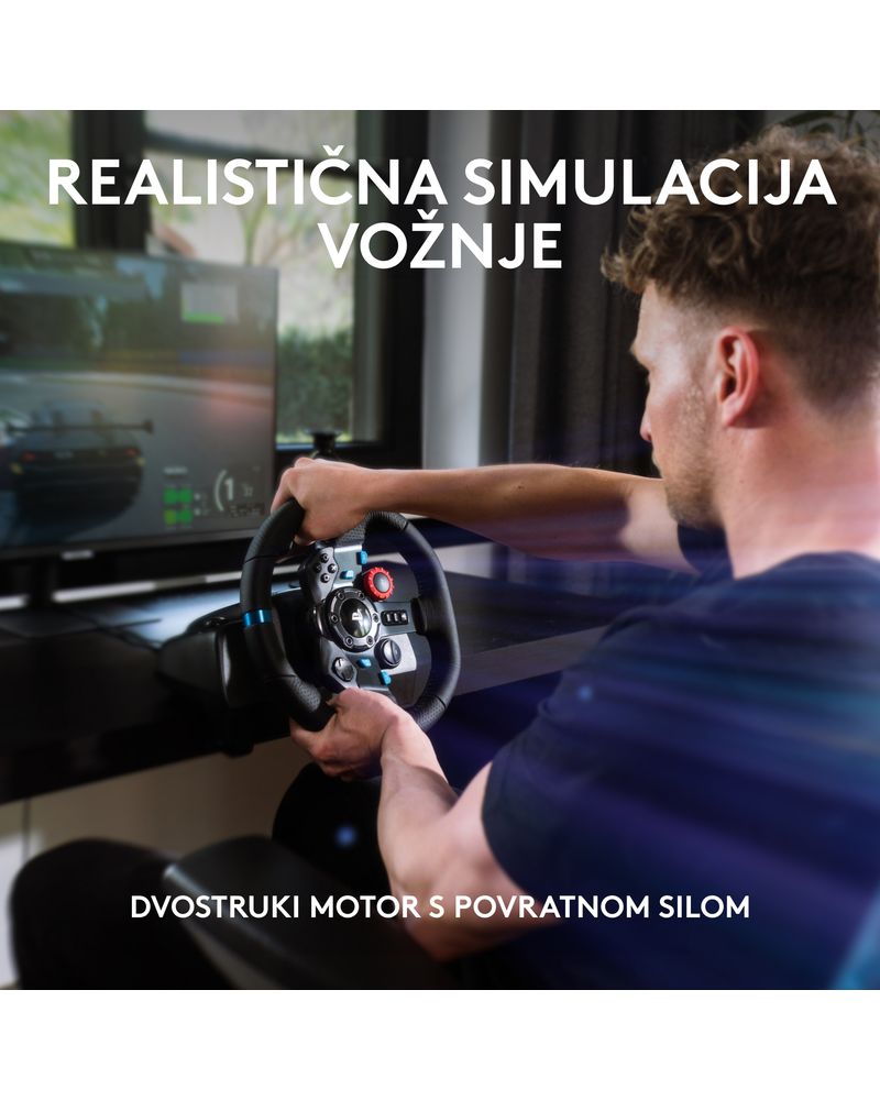 Logitech Volan G29 Racing Wheel + Logitech Shifter