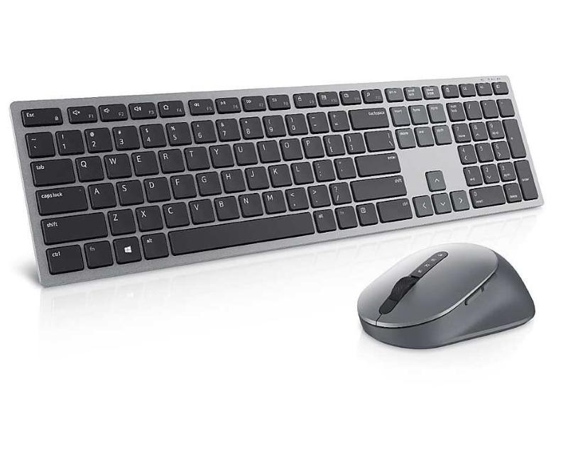 Dell KM7321W Premier Set tastatura + miš Wireless Multi-Device YU, Siva