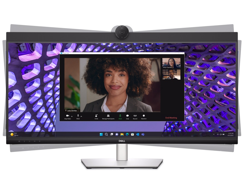 Dell P3424WEB Monitor 34" WQHD Video konferencijski zakrivljeni IPS