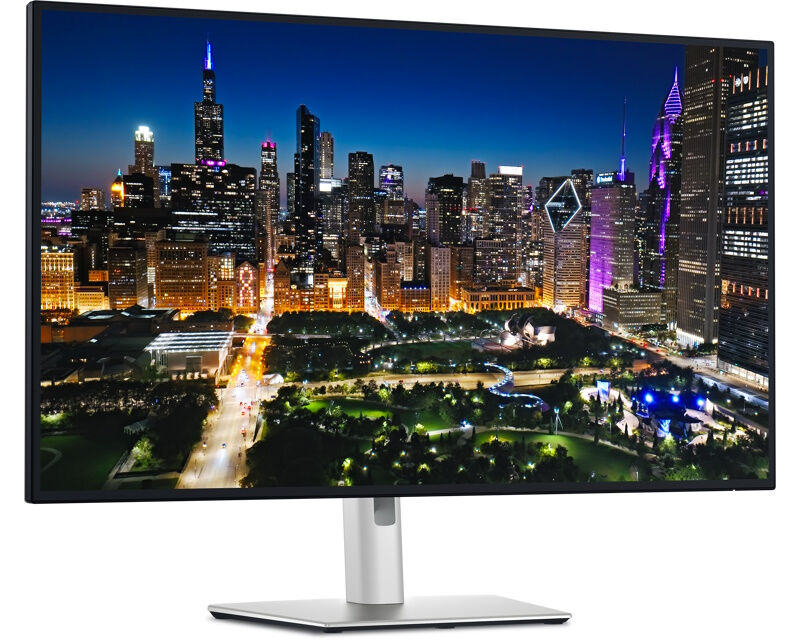 Dell U3225QE Monitor 31.5" 3840x2160 4K UHD IPS 120Hz 5ms HDMI USB-C, Srebrne boje