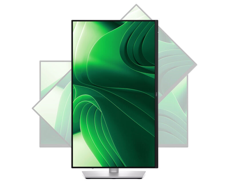 Dell P2425D Monitor Pro Plus 23.8" 2560x1440 QHD IPS 100Hz 5ms HDMI USB-C Srebrno- crni