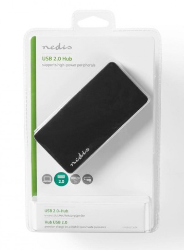 Nedis HUB za USB 2.0 i AD/DC adapter