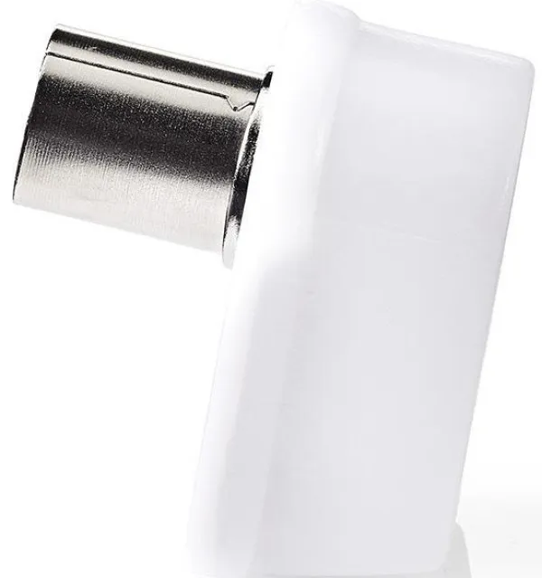 Nedis CSGP40921WT IEC koaksijalni konektor Ugaoni Ženski 7.0mm, Beli