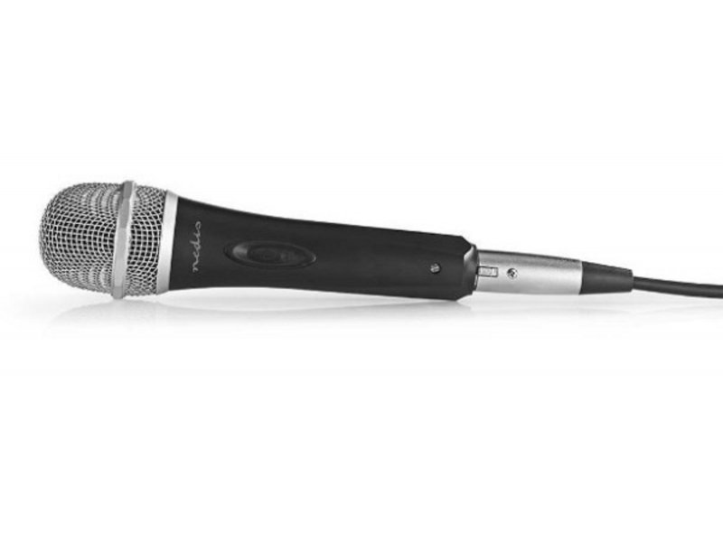 Nedis MPWD50CBK Karaoke mikrofon 6.35mm, Crno-sivi