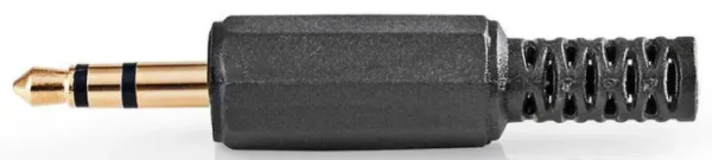 Nedis CAVC22900BKG Audio konektor Ravni Muški 3.5mm PVC