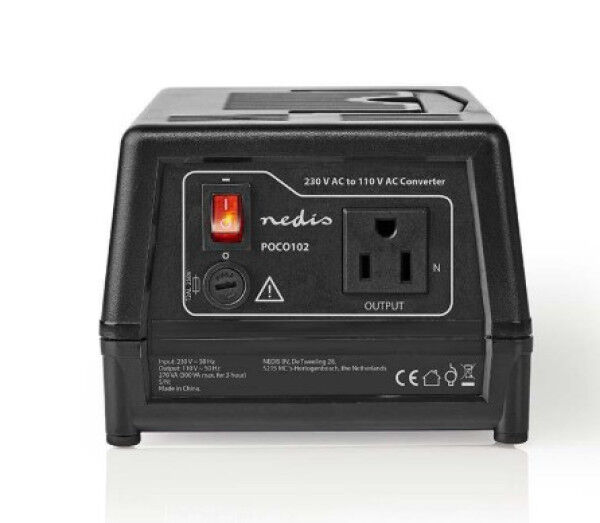 Nedis POCO102 Konvertor 230V AC 50Hz 270W Euro USA EU oprema