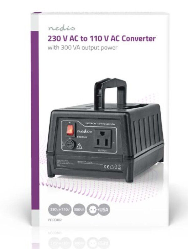 Nedis POCO102 Konvertor 230V AC 50Hz 270W Euro USA EU oprema