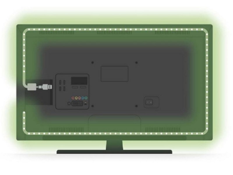Nedis BTLS20RGBW RGB LED traka 2m 2700K 380lm, Crna