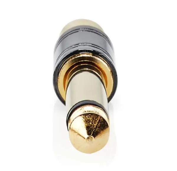 Nedis CABW23935BKG Mono Audio Adapter 6.35mm Muški na RCA Ženski Pozlaćeni Kontakti Metal