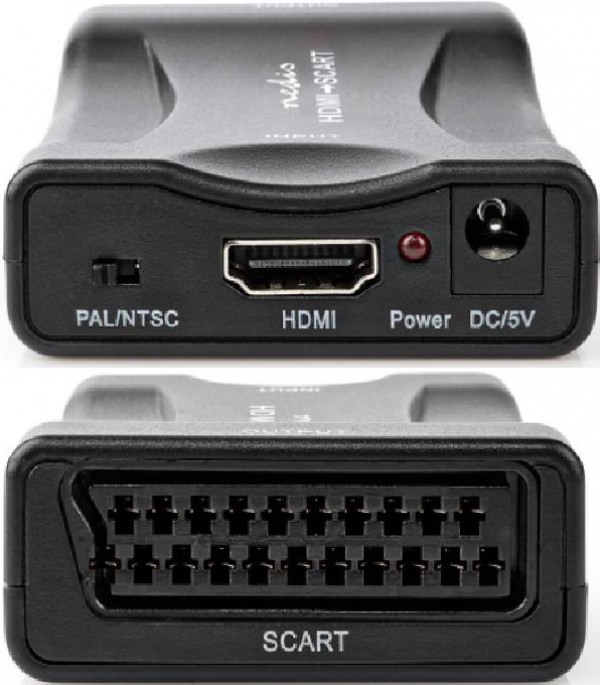 Nedis VCON3461BK Adapter HDMI na Scart jednosmerni 1080p 1.2 Gbps, Crni