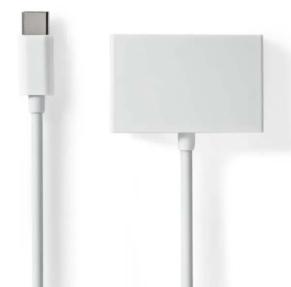 Nedis CCGB65900WT01 USB-C Audio Adapter USB-C na 3.5mm Ženski USB 2.0 0.1m ABS/PVC