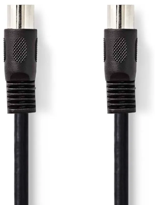Nedis CAGL20000BK30 DIN Audio Kabl DIN 5-Pin Muški na DIN 5-Pin Muški Niklovani Konektori 3m PVC, Crni