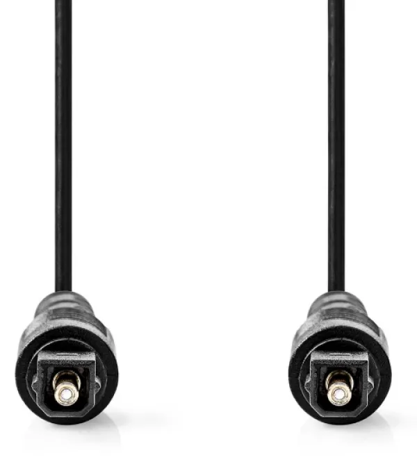 Nedis CAGL25000BK30 Optički Audio Kabl TosLink Muški na TosLink Muški 3m PVC, Crni