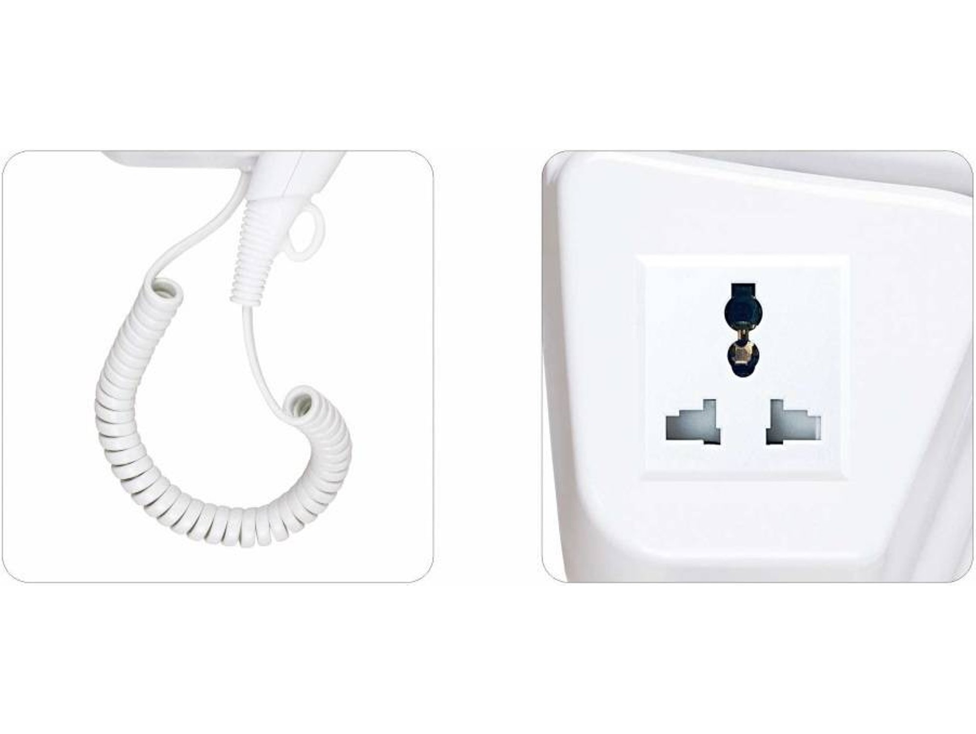 Haeger HD-120.006A Fen sa držačem za zid i strujnom utičnicom HD-120.006A, Beli