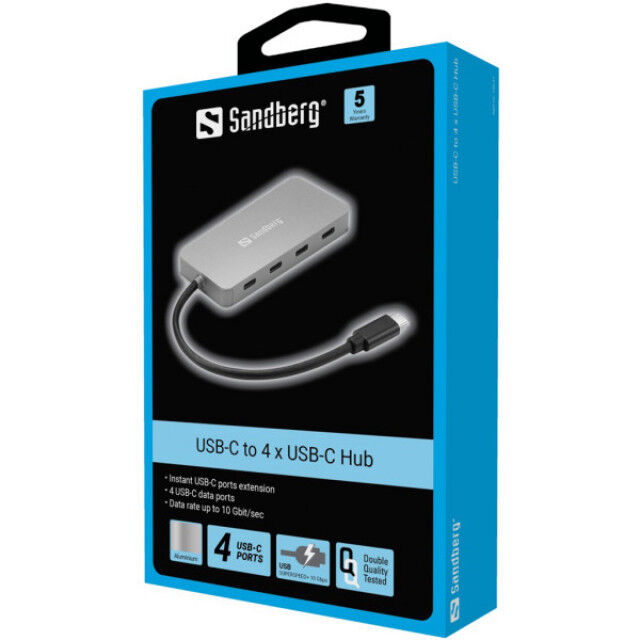 Sandberg 136-41 USB Hub 4 porta USB C - USB C