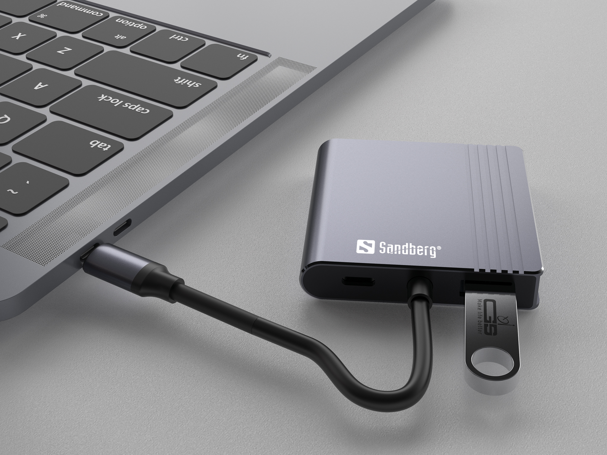 Sandberg 136-44 Dock USB-C Docking station 2xHDMI USB PD