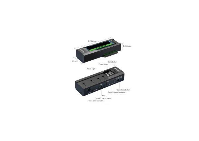 Sandberg USB Docking M2 + NVMe + SATA 136 USB Docking