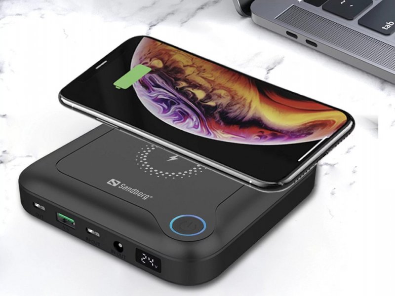 Sandberg 420-57 Eksterna baterija All in One 24000mAh WiFi, Crna