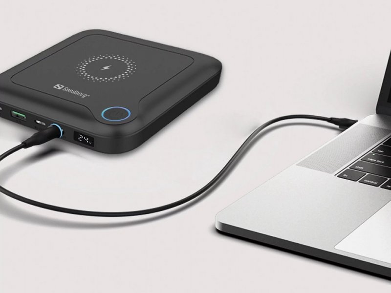 Sandberg 420-57 Eksterna baterija All in One 24000mAh WiFi, Crna