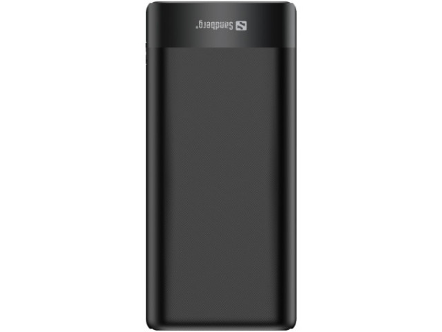 Sandberg 420-62 Eksterna baterija 20000mAh 65W 2xQC 3.0, Crna